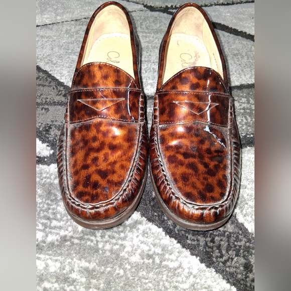 Cole Haan Leopard Tortoise Print Loafers - Picture 7 of 15